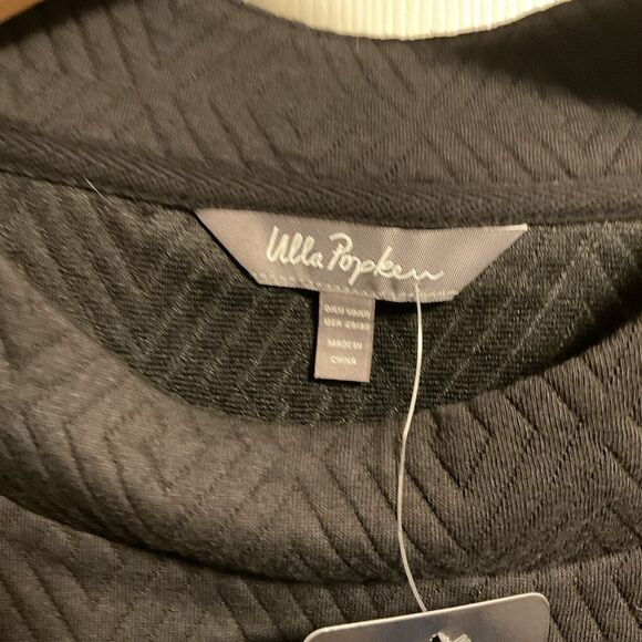 NWT Ulla Popken black top sz.US 28/30 Eur 58/60 - Picture 4 of 7